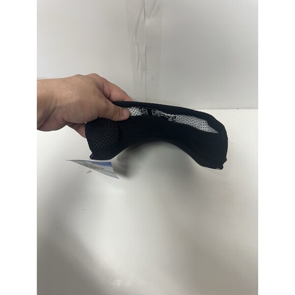 Women's NYC Visor Hat Black White Knit Sun Cap Sportswear Streetwear Style - Picture 2 of 3